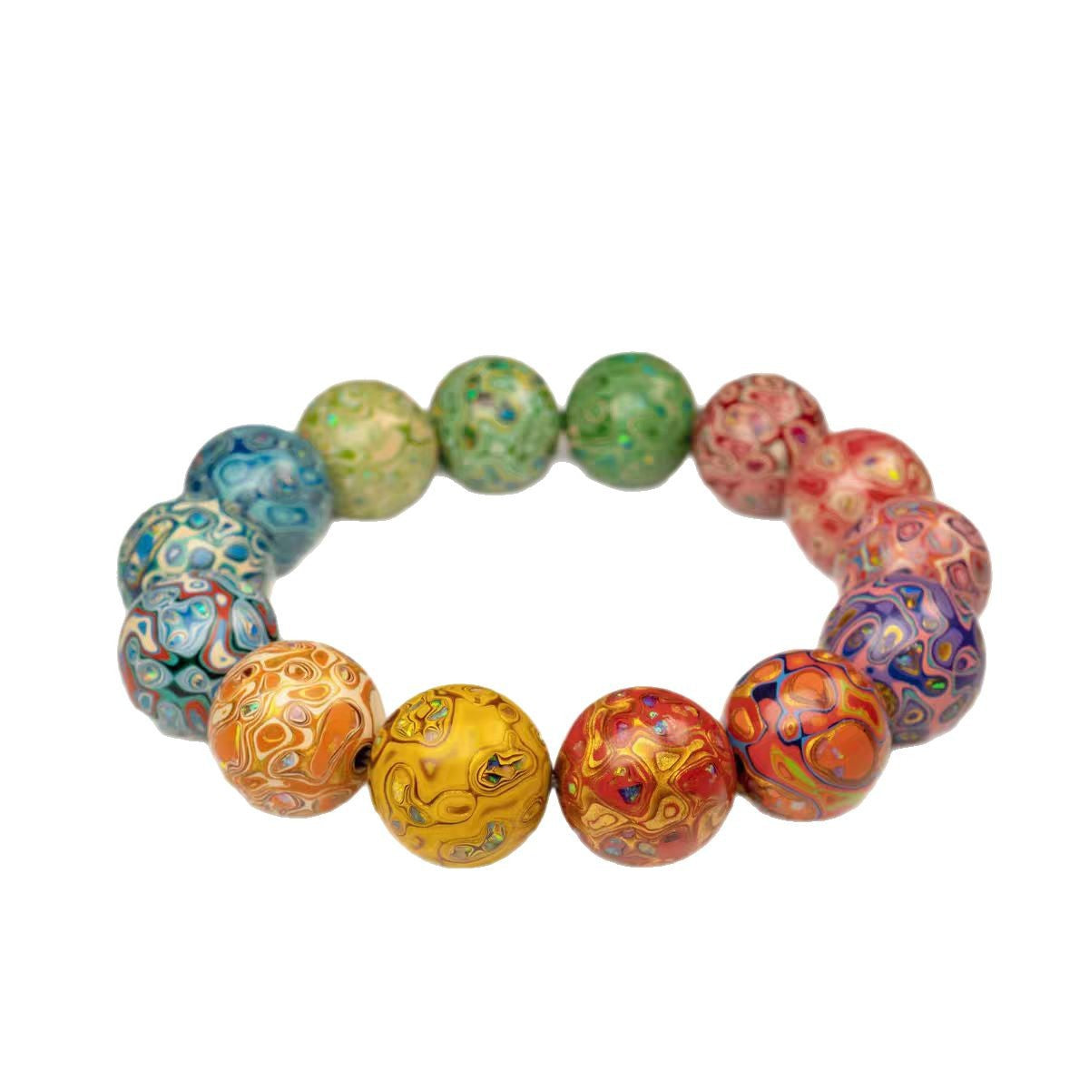 Paint Beads Opal Loose Wooden Beaded Rosewood Embryo Single Bracelets