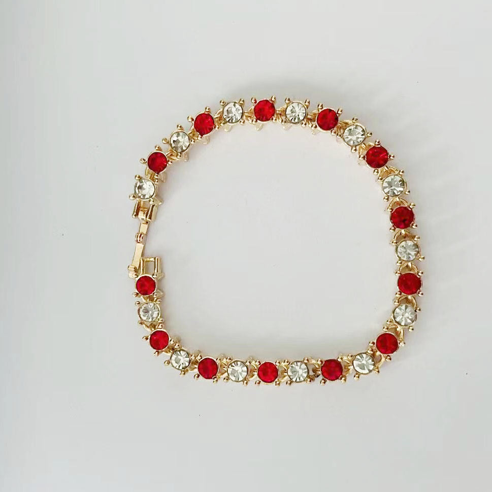 Women's Style Simple Color Diamond Light Luxury Bracelet
