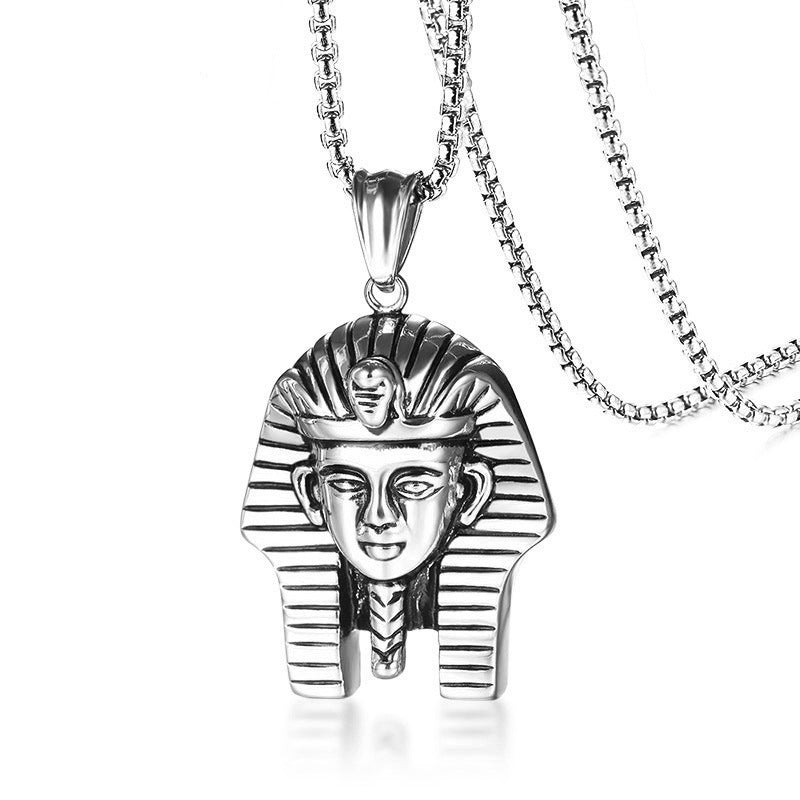 Ancient Mysterious Ornament Stainless Steel Pharaoh Necklaces