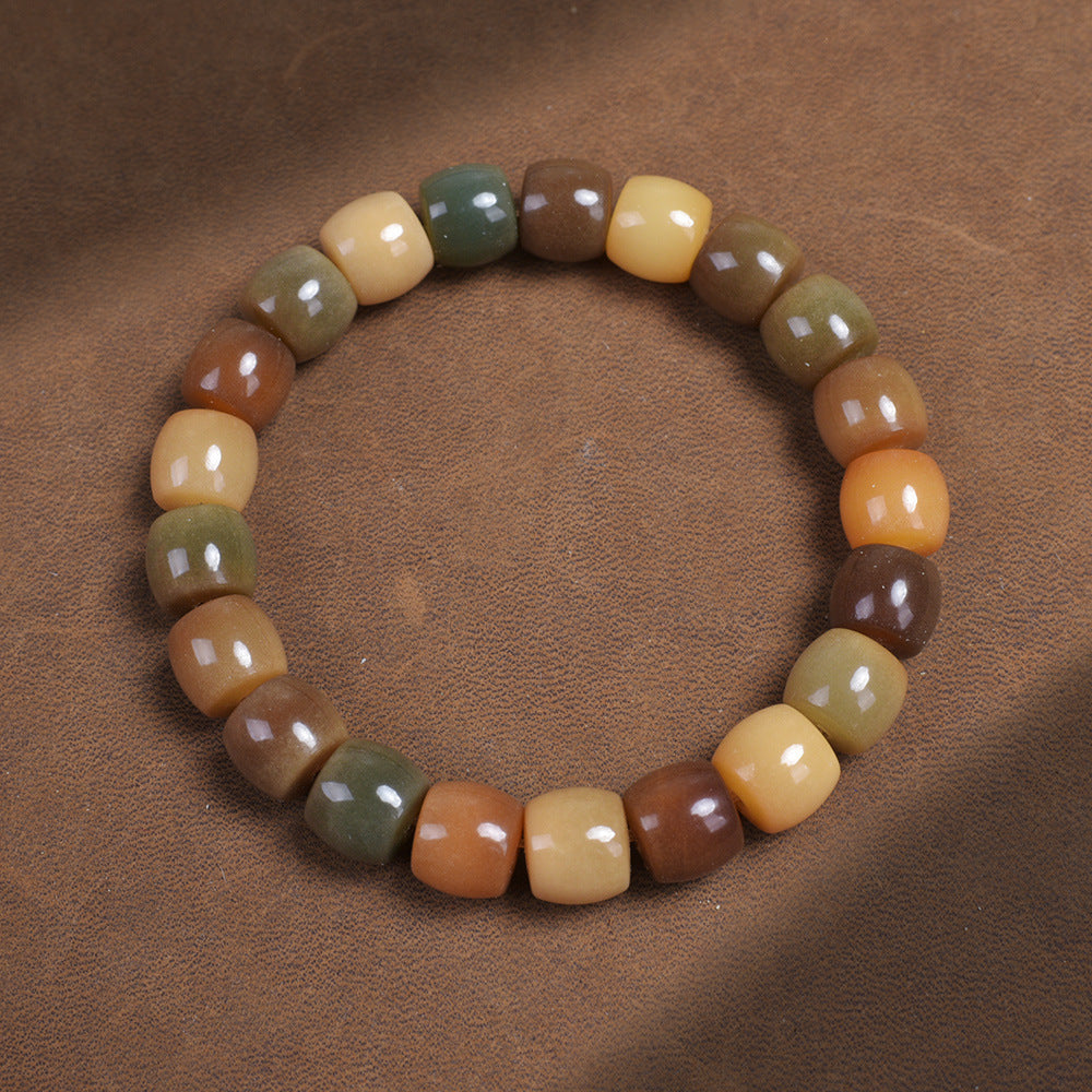 Women's & Men's Natural Bodhi Bead Pliable Temperament Hand Toy High Oil Density Bracelets