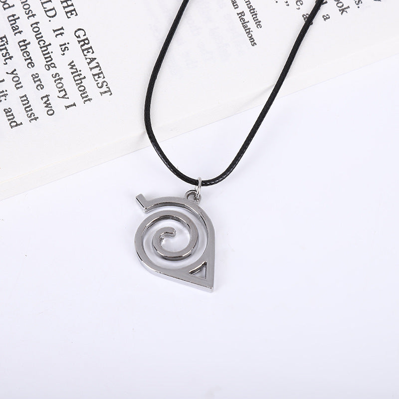 Attack Allen Giant Key Ninja Small Organization Red Cloud Notes Necklace