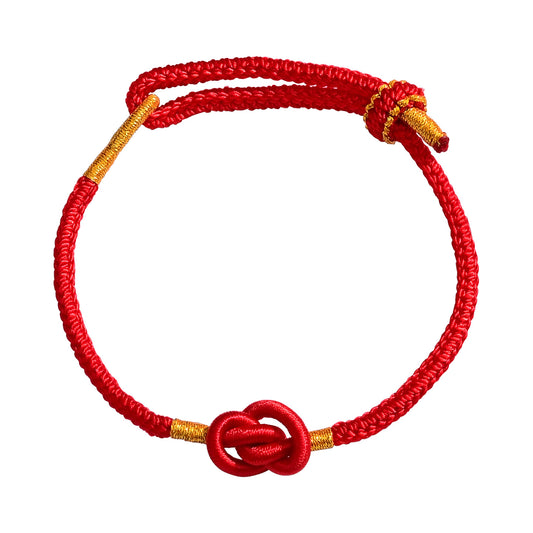 Women's & Men's Festival Life Red Rope Wearable Lucky Beads For Couple Fashion Bracelets