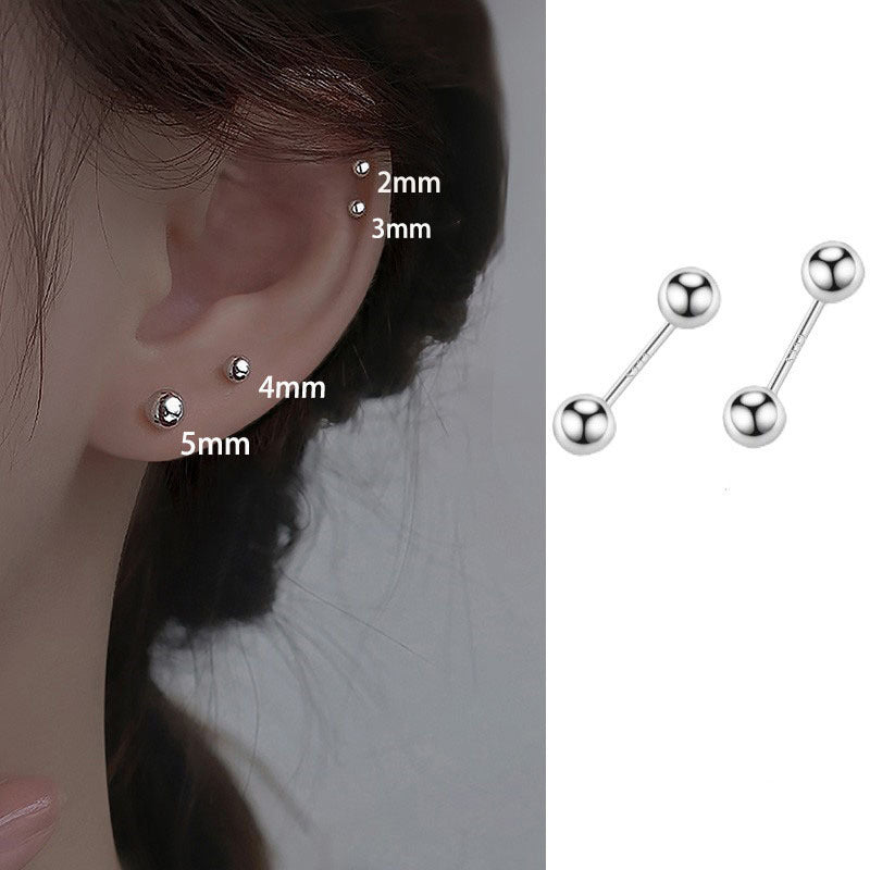 Women's Sier Tassel Niche Design Ear Bone Rings