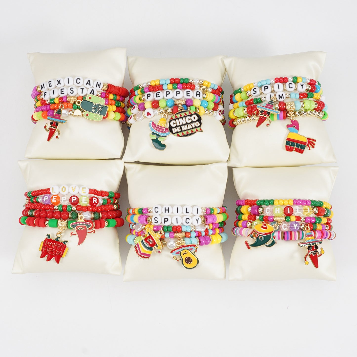 Mexican Pepper Festival Carnival Party Bohemian Bracelet