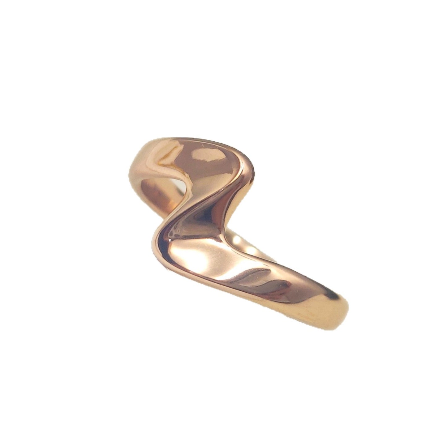 Wind Stainless Steel Vacuum Gold Plating Ring