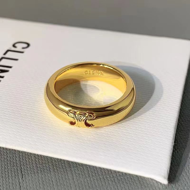 Women's & Men's Fashion Affordable Luxury Simple Arc Index Rings