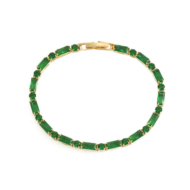 Green Zircon Female Fashion Sweet Cool Bracelets