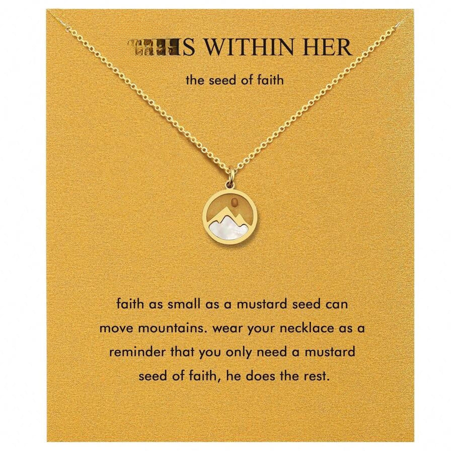 Stainless Steel Fashion Ing Vegetable Seeds Necklace