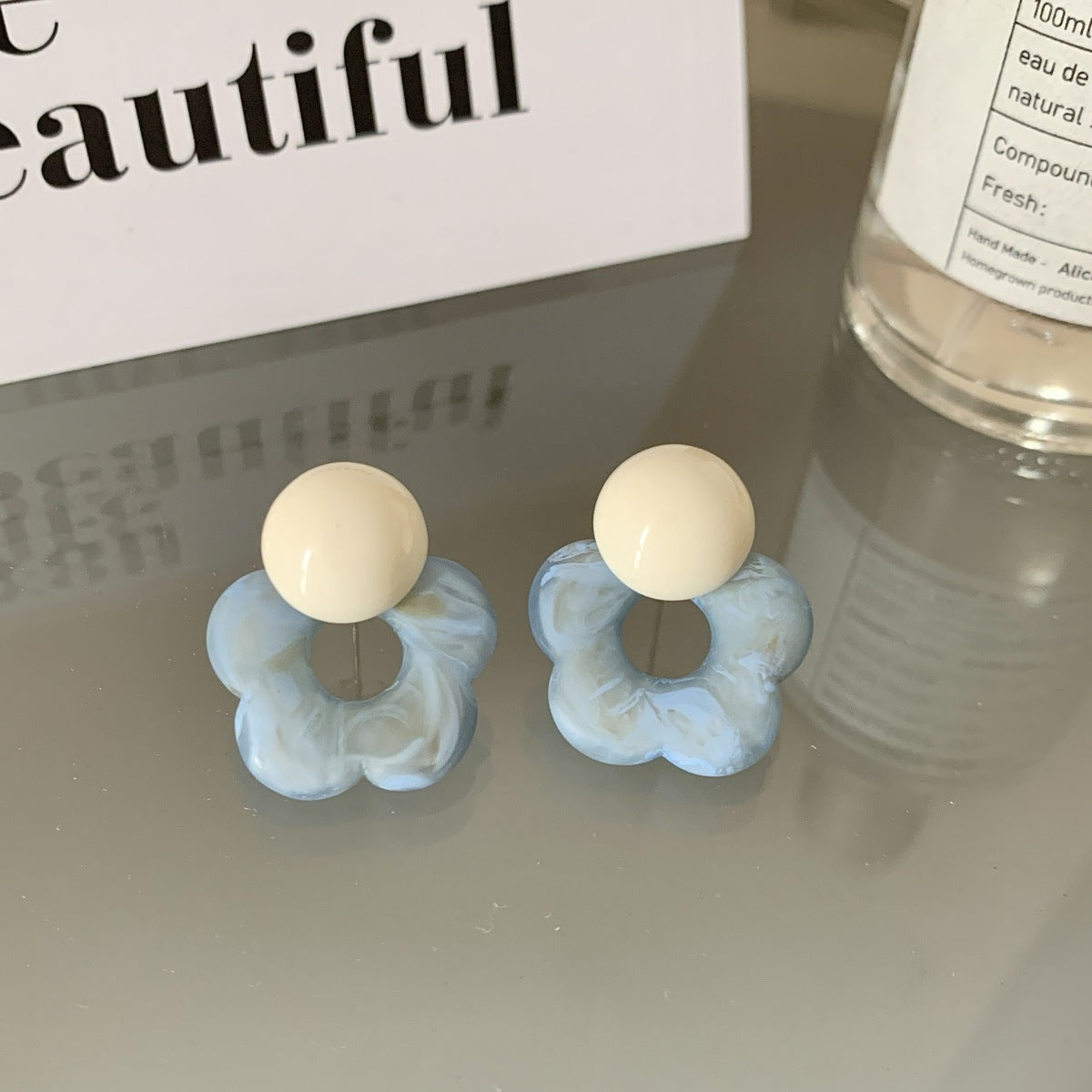 Niche Unique Design Sense Summer Fresh Earrings