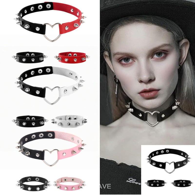 Style Punk Rock Leather Gothic Spike Trend Bracelets