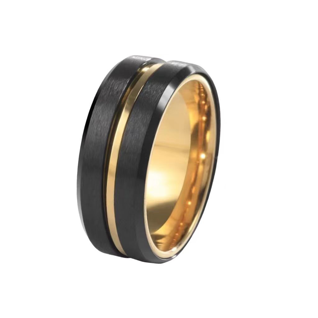 Men's Hip Hop Fashion Rotating Cold Niche Ring