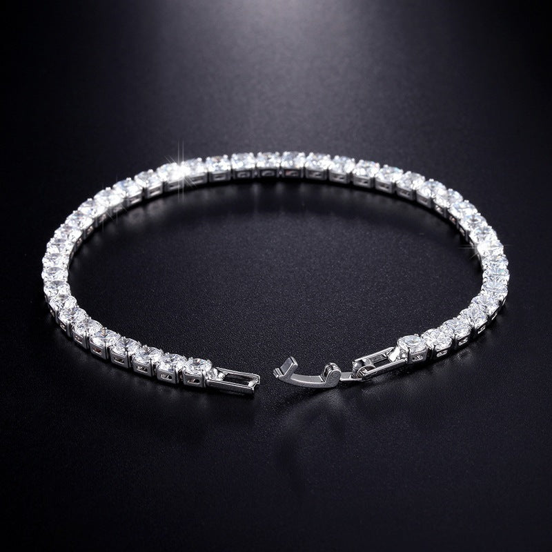 Zircon Tennis Unisex Fashion Simple Hand Bracelet