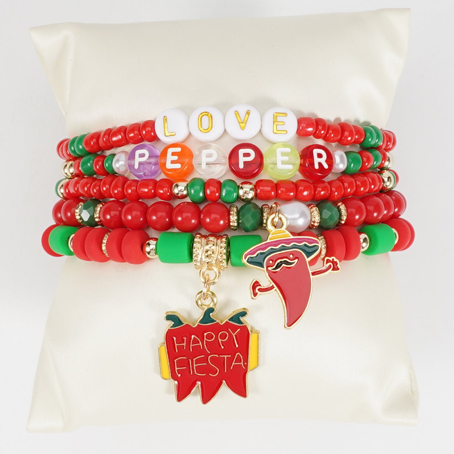 Mexican Pepper Festival Carnival Party Bohemian Bracelet