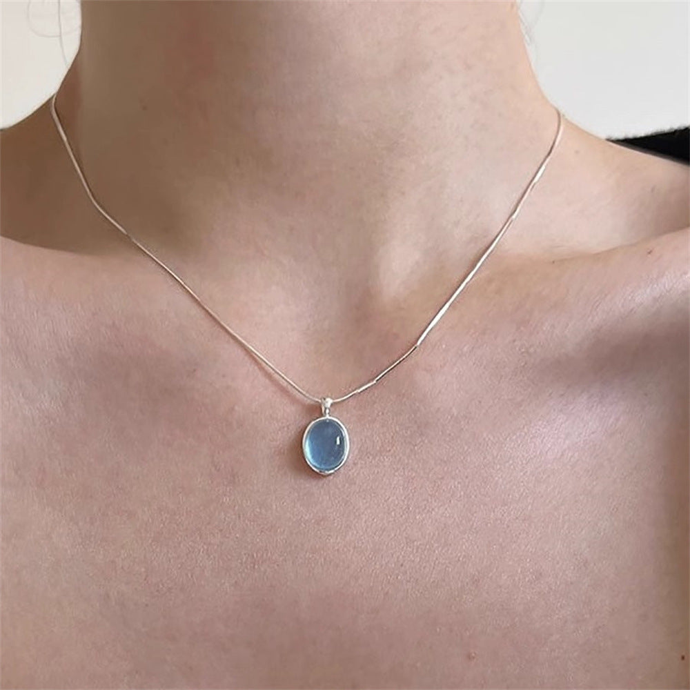 Women's Sier Light Luxury High-grade Design Clavicle Necklaces