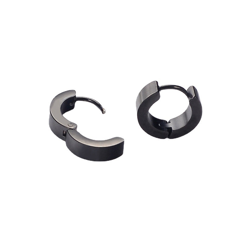 Trendy Titanium Steel Personalized Minority Dignified Ear Buckle