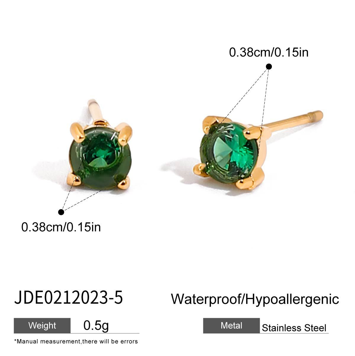 Ear Light Luxury High-grade Vacation Style Zircon Rings