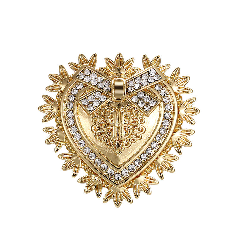 Men's Personalized Retro Animal Brooch Diamond Cartoon Lion Brooches