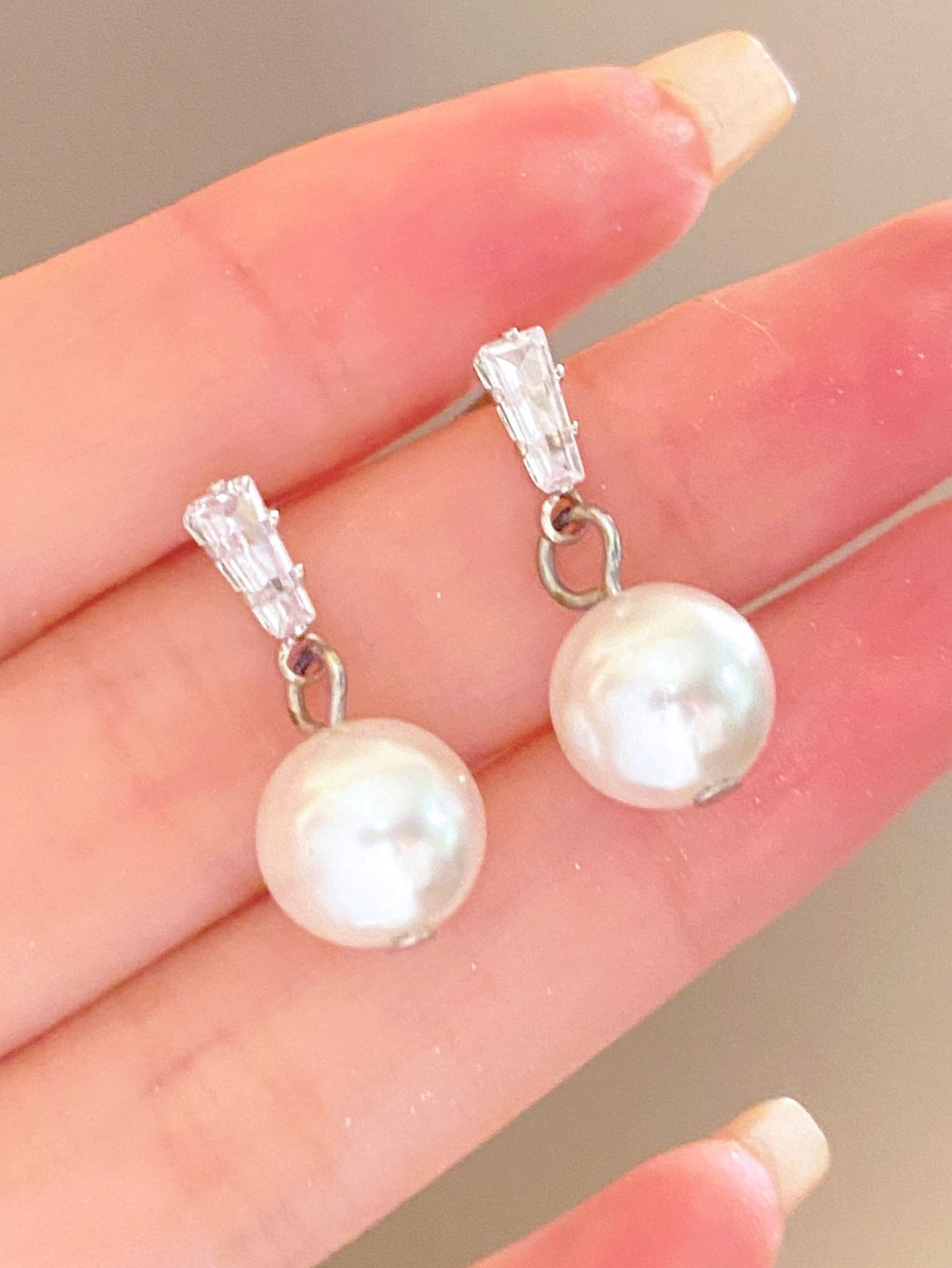 Women's Pearl For French Entry Lux Butterfly Earrings