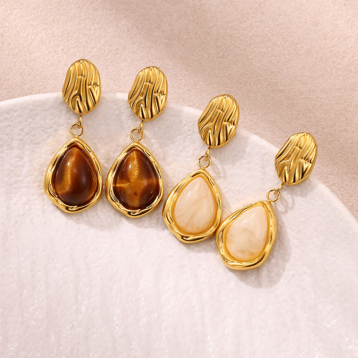 Women's Unique Geometric Retro Minority High-grade Simple Stud Earrings