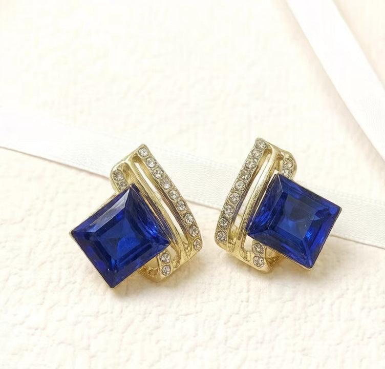 Elegant High Sense Rhinestone Female Crystal Simplicity Personalized Rings