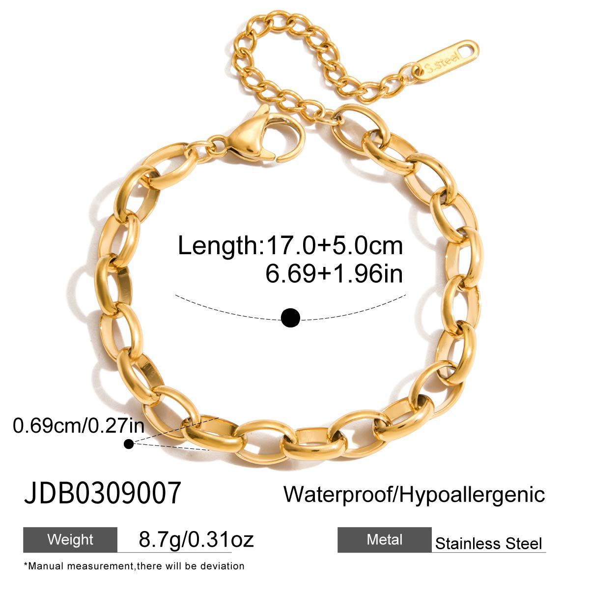 Stainless Steel Imitation Pearl Light Luxury High-grade Cross Bracelet