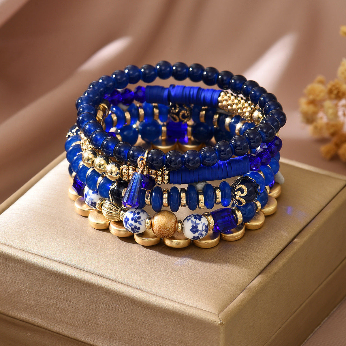 Women's Bohemian Style Crystal Filament Woven For Bracelet