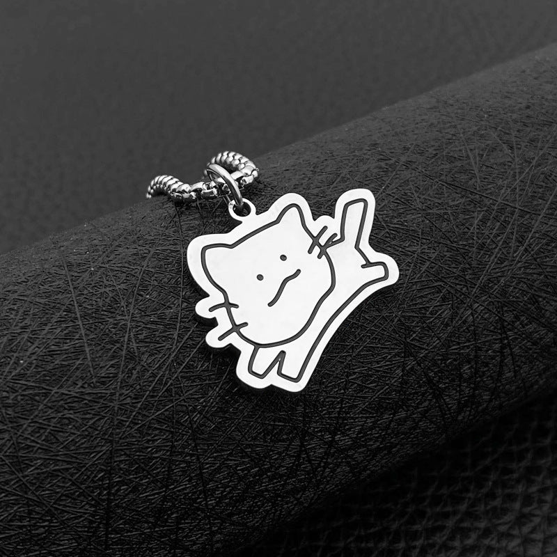 Kitten Puppy Cute Trendy Couple Girlfriends Pendants