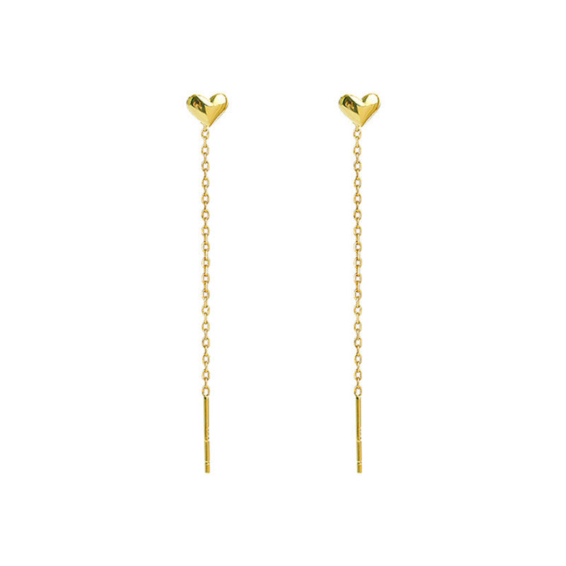 Women's Love Long Tassel Thread Artistic Temperament Ear Line