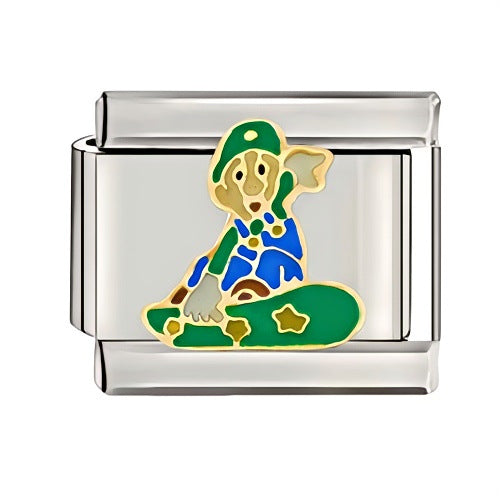 Welding Pattern Oil Dripping Cartoon Italian Bracelets