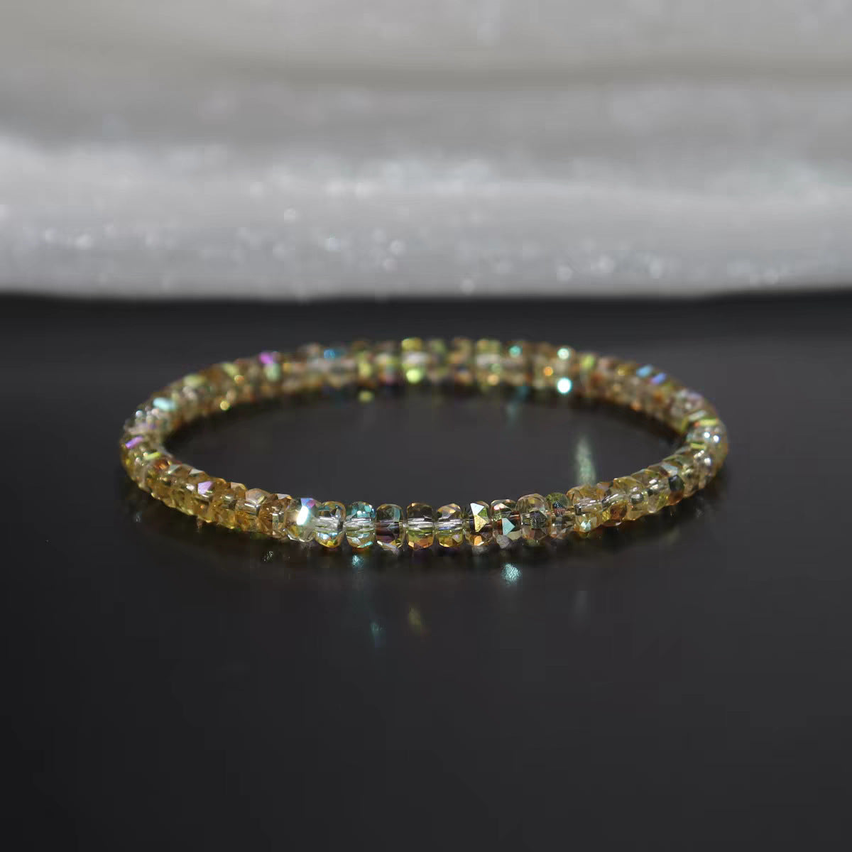 Women's Face Ball Shiny Crystal Sweet Fashion Bracelet