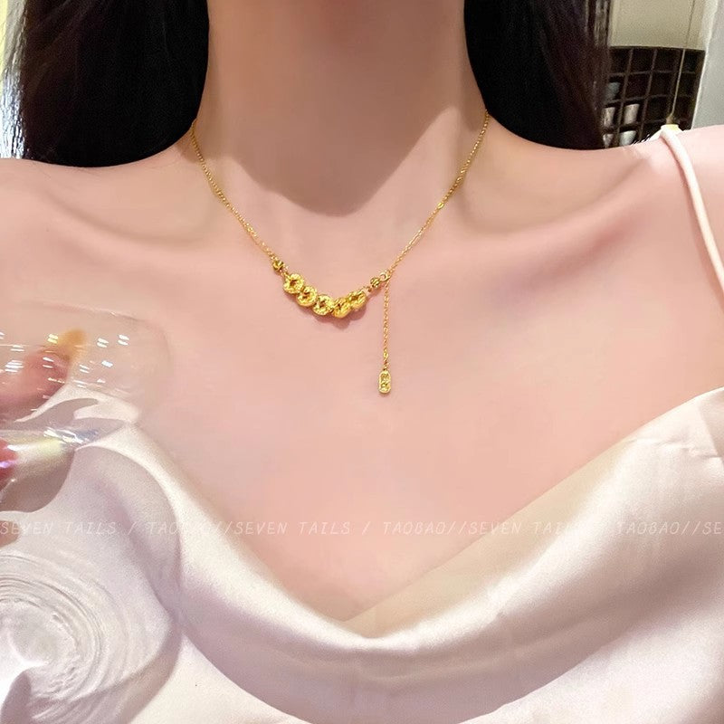 Women's Flower For Light Luxury Minority Design Vintage Sweater Chain Everyday Necklace