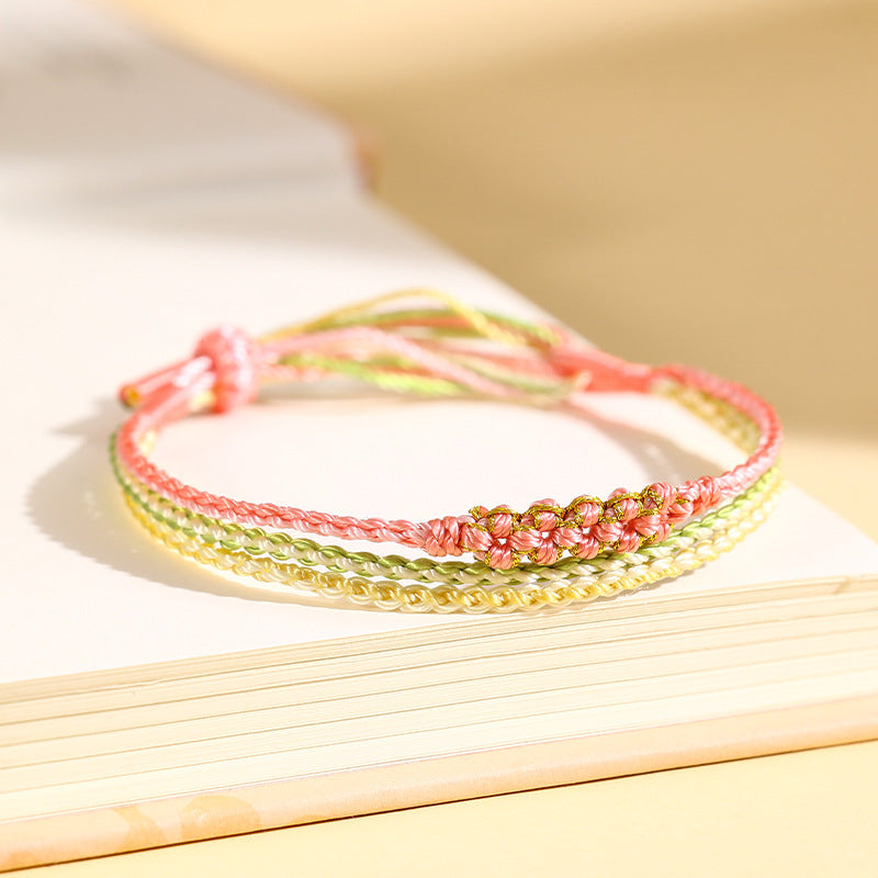Children's Dragon Boat Festival Colorful Rope Hand-woven Small Bracelets