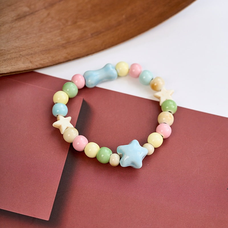 Women's Ceramic Summer High-grade Chinese Style National Bracelets