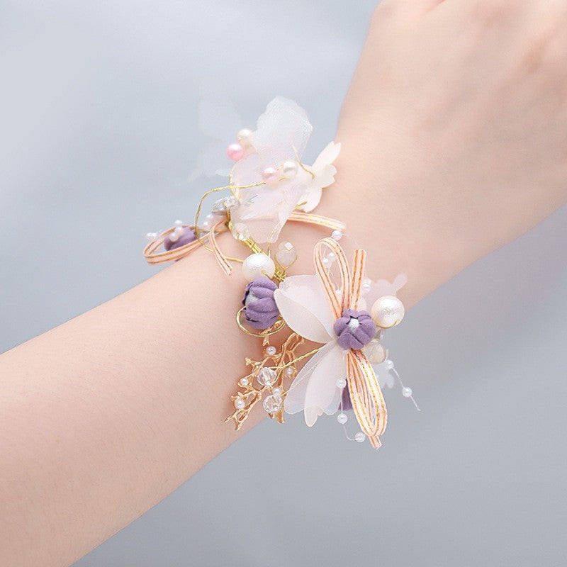 Flower Dance Supplies Gift Korean Mori Style Bride Wrist Bridesmaid Bracelets