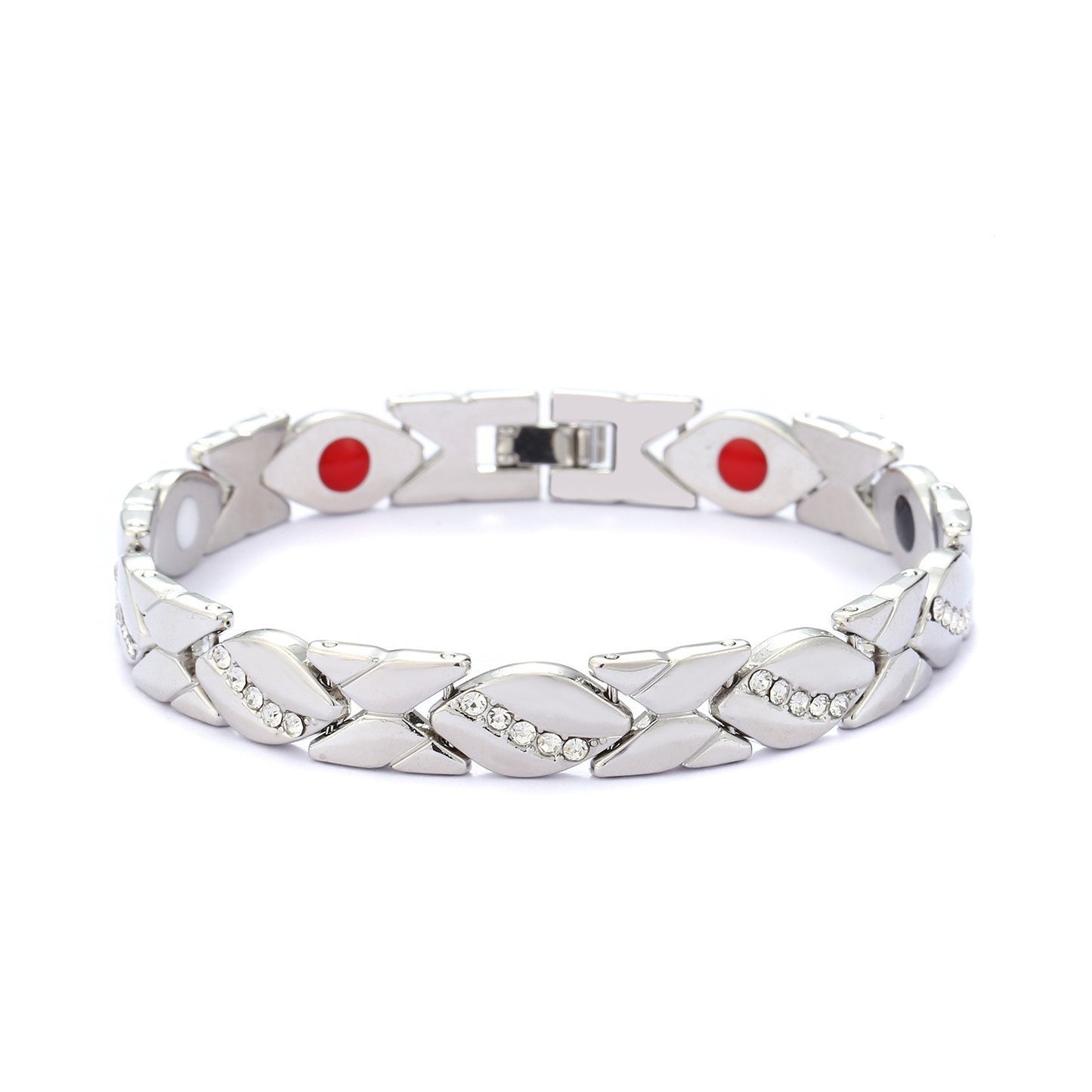 Women's Magnet High-grade Bronze Leaf Brushed Creative Bracelet