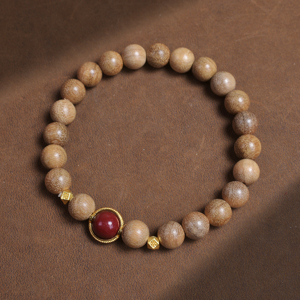 Men's Milk Fragrance Wooden Hand String Chain Artistic Female Life Gift Bracelet