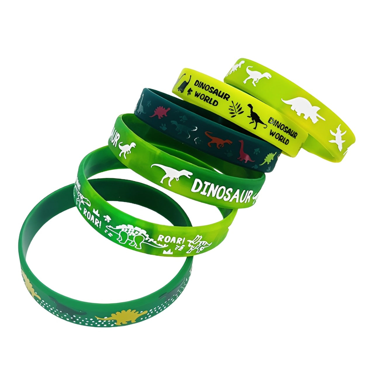 Children's Dinosaur Silicone Birthday Party Decoration Supplies Bracelets