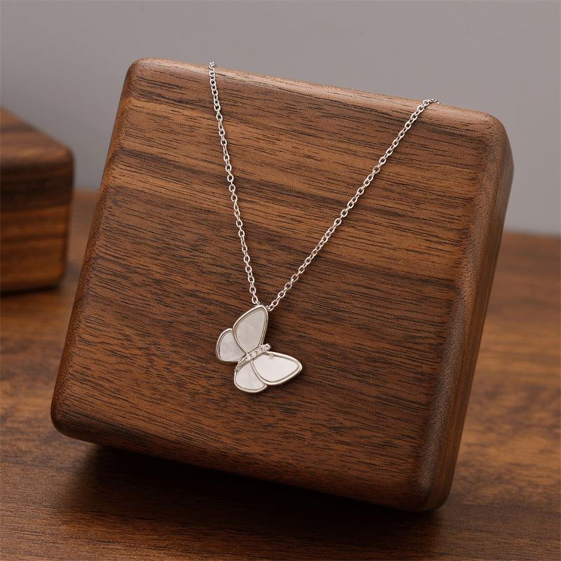 Titanium Steel Female Niche Simple Temperament Clavicle Pendants