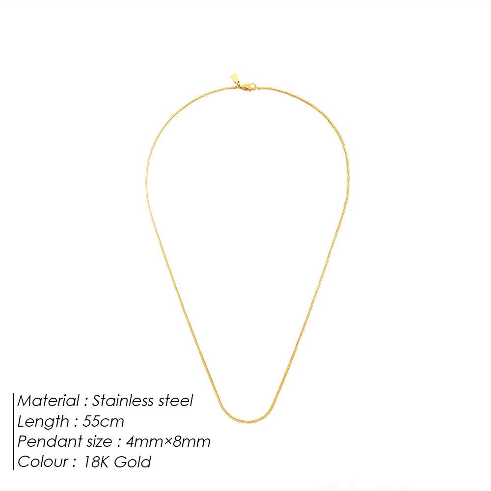 Men's Korean Trendy Unique Simple Cold Style Versatile High Necklaces