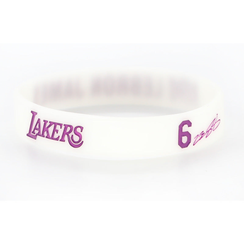 Basketball Silicone Rubber James Curry Harden Durant Bracelet