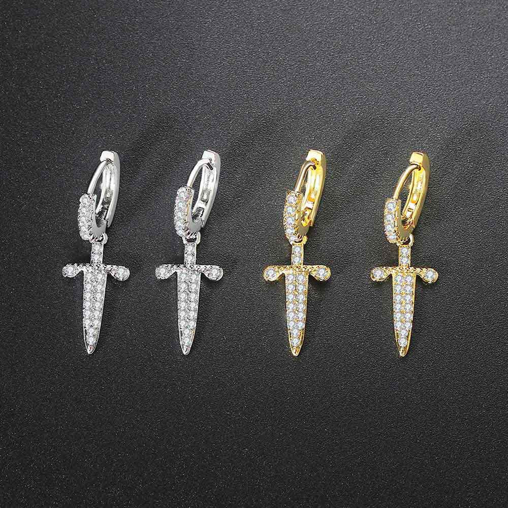Women's & Men's Popular Zircon Cross Butterfly Star Moon Hip Ear Buckle