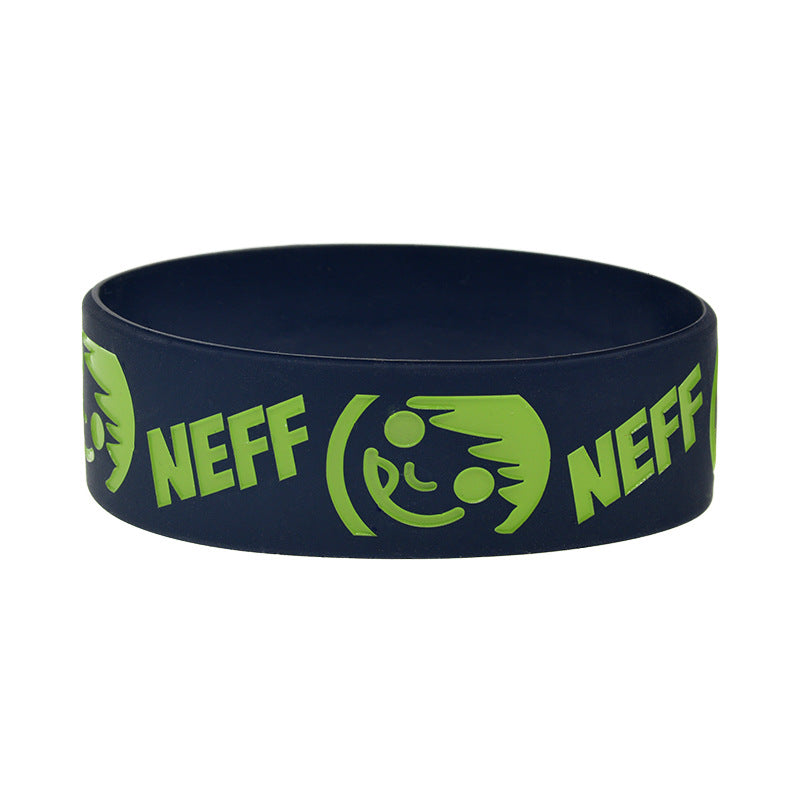 Silicone Fashion Music Hand Strap Trendy Hip Hop Bracelet