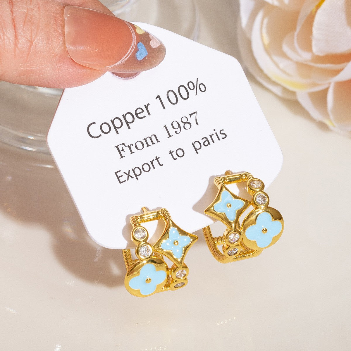 Women's Festive Classic Elegant Wild Fashion Temperament Drip Glazed Rings