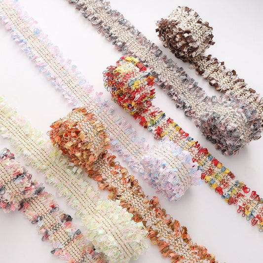 Classic Style Polyester Lace Handmade Suitcase Hat Weaving Rope Jewelry Accessories