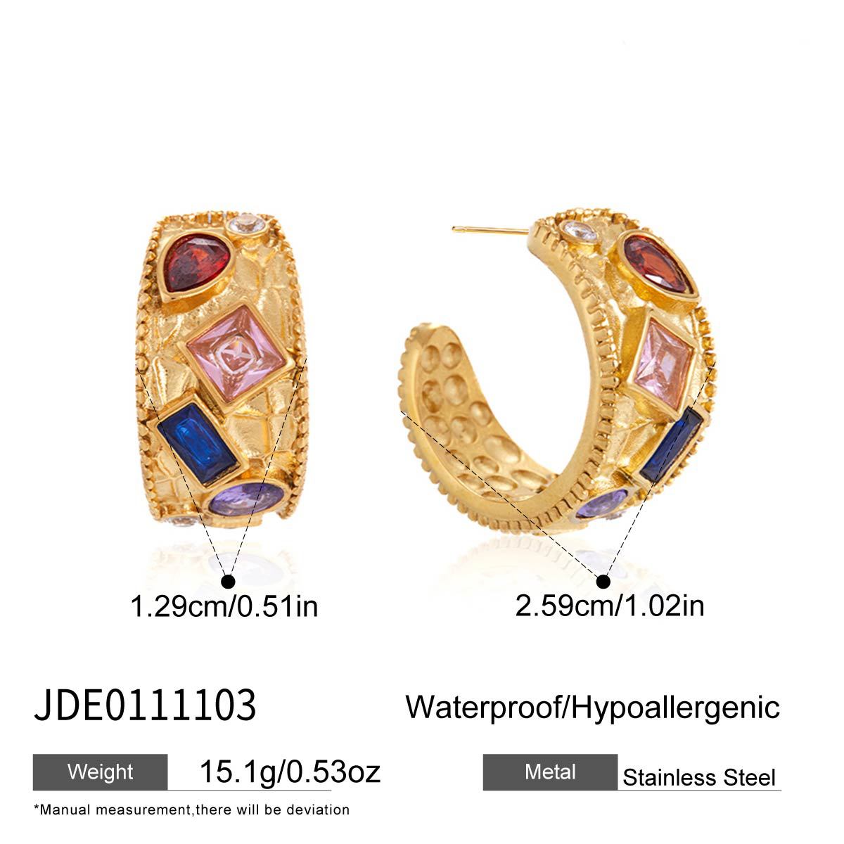 Zircon Unique Beautiful Light Luxury High-grade Earrings