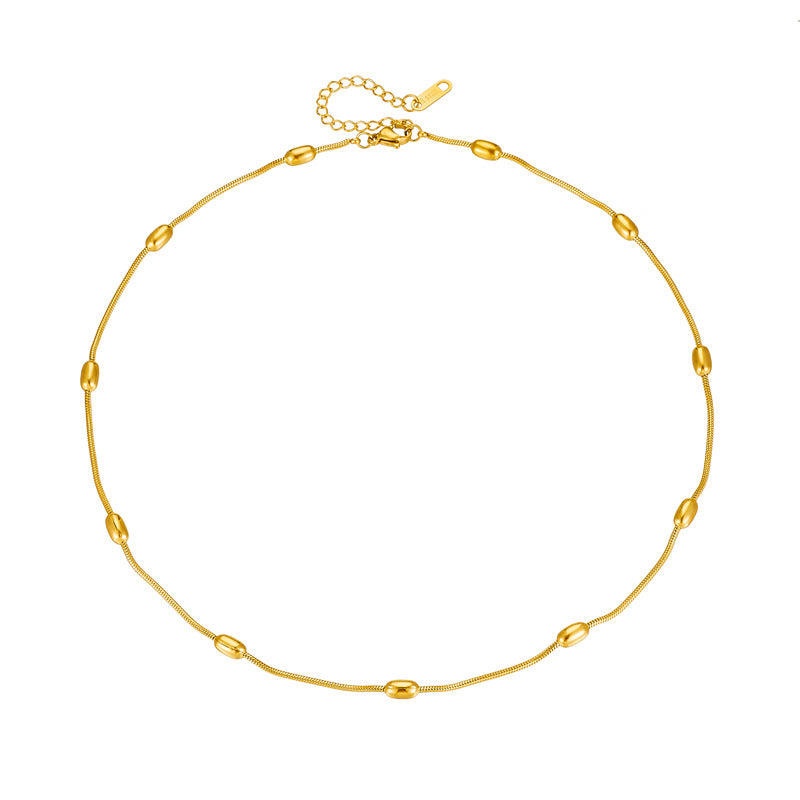 Simple Stainless Steel Design Personality Long Necklace