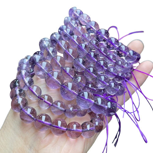 Natural Brazil Iced Amethyst Ornament Live Bracelets