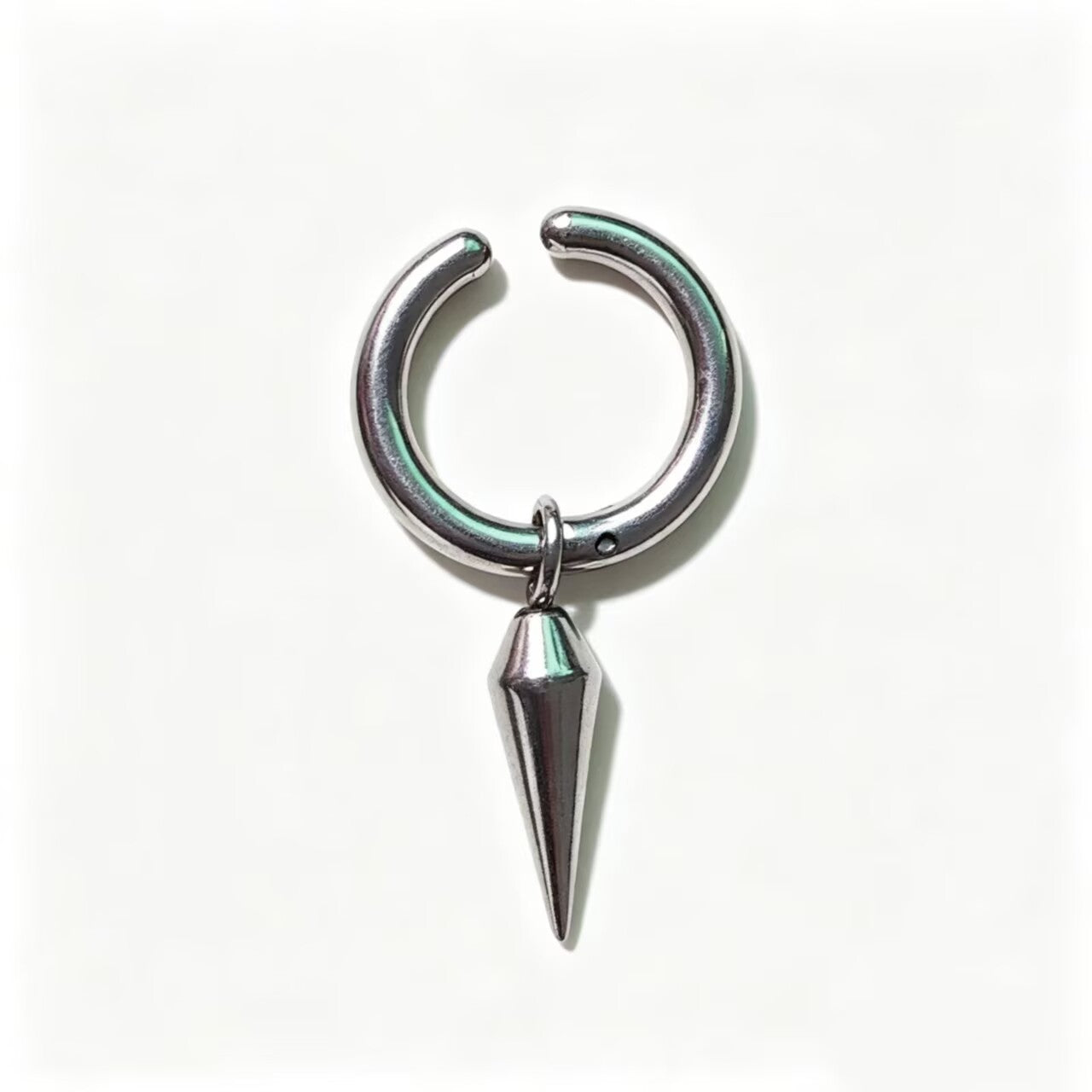 Little Devil Pointed Tapered Stainless Steel Cool Hip Hop Style Rings
