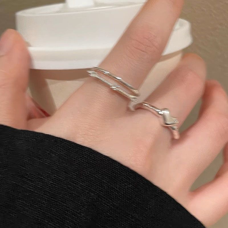 Zircon Female Design Style Light Luxury High-grade Sense Rings