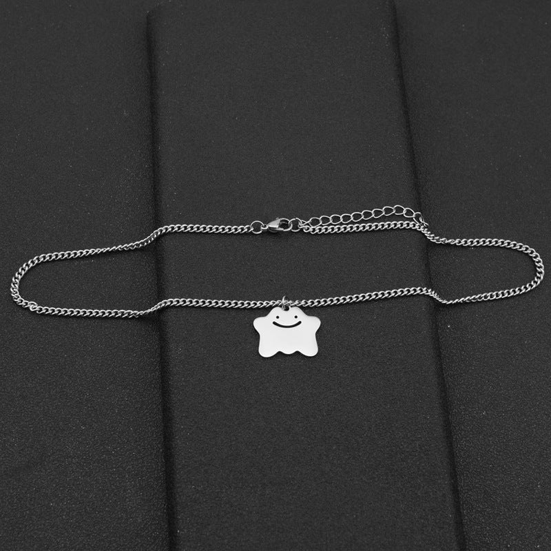 Women's Steel Cloud For Trendy Hip Hop Sweet Cool Clavicle Pendants